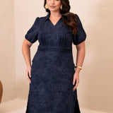 Vestido Midi Tai Dai Marinho