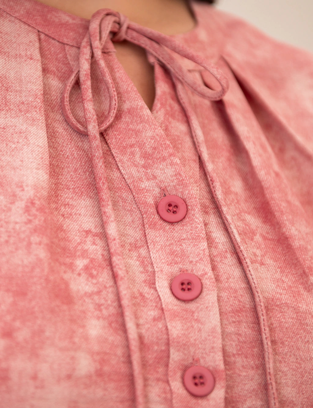 Vestido Longo Tai Dai Rosa